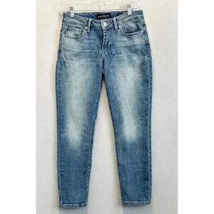Lucky Brands Jeans Women's Size 2/26‎ Low Rise Faded Wash Lolita Crop Blue Denim